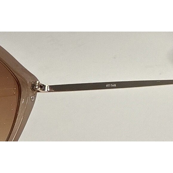 Anthropologie Ett:Twa Sunglasses Bastine 54 17 135 Taupe Soft Pouch Sunnies NWT main image 6